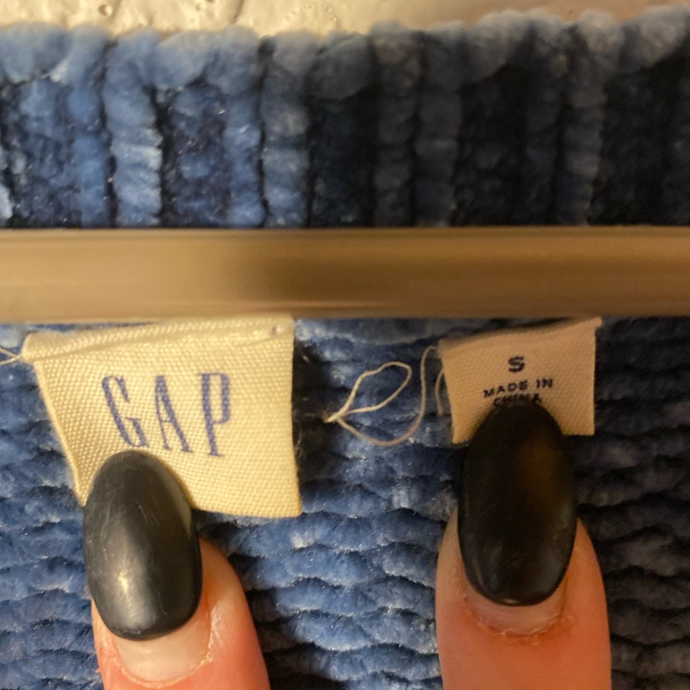 Cozy blue sweater